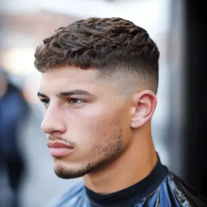modern haircuts for 2025 textured fade (1)
